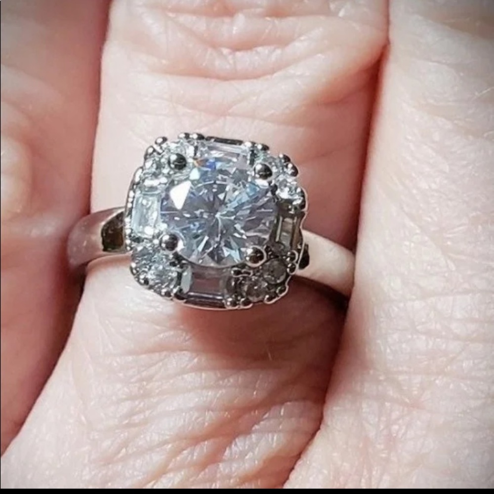 1.50 CTW  Diamond Baguette Ring
